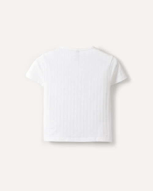 Playera Blanca Textura