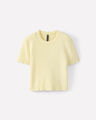 Top Lila Rayas,AMARILLO CLARO