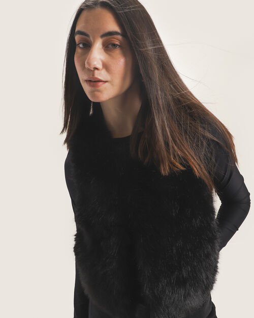 Chaleco Pelo Sintético