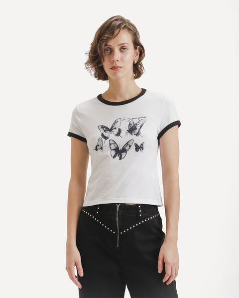 Playera Dise&ntilde;o Mariposas