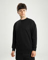 Sudadera Relaxed Estampada,NEGRO