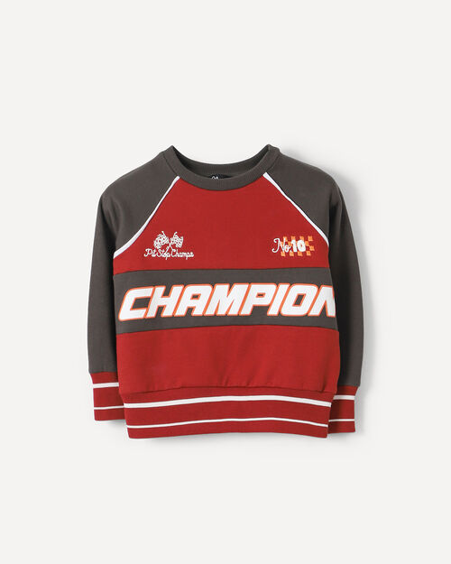Sudadera Roja Texto