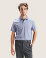 Polo Fit Slim Textura,GRIS CLARO