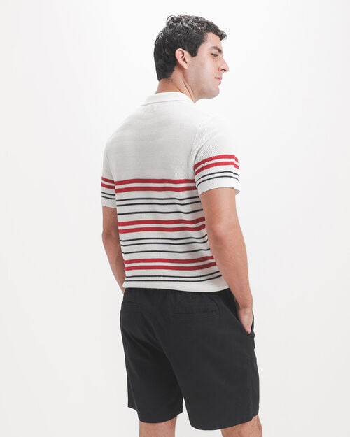 Polo Tejida Estampada