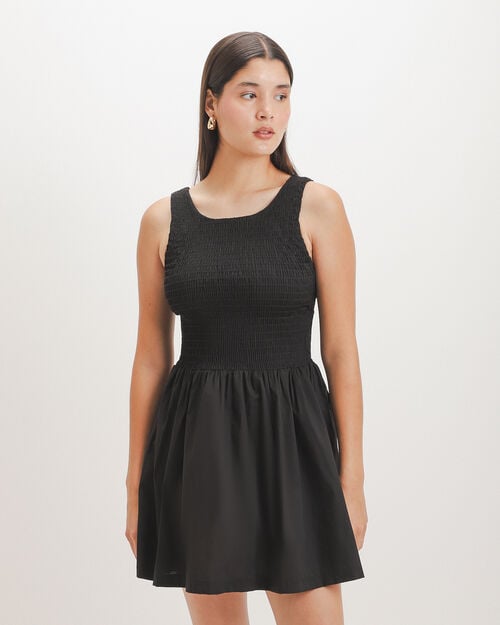 Vestido Corto Smock