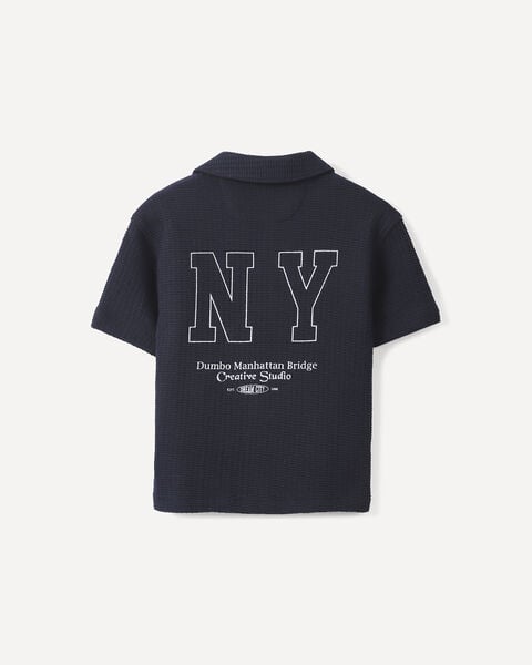 Camisa Azul Dise&ntilde;o