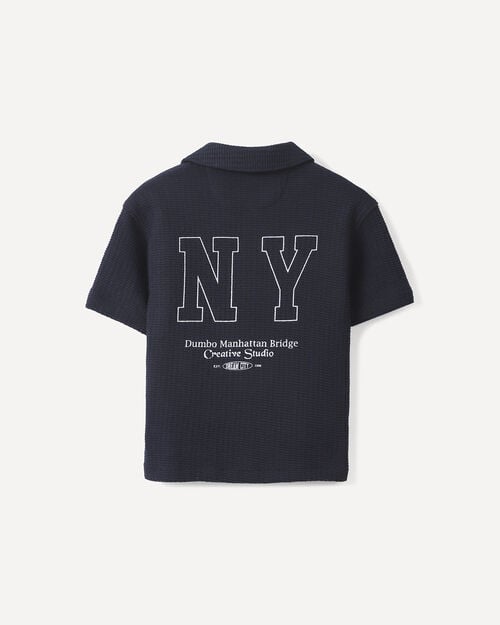 Camisa Azul Dise&ntilde;o