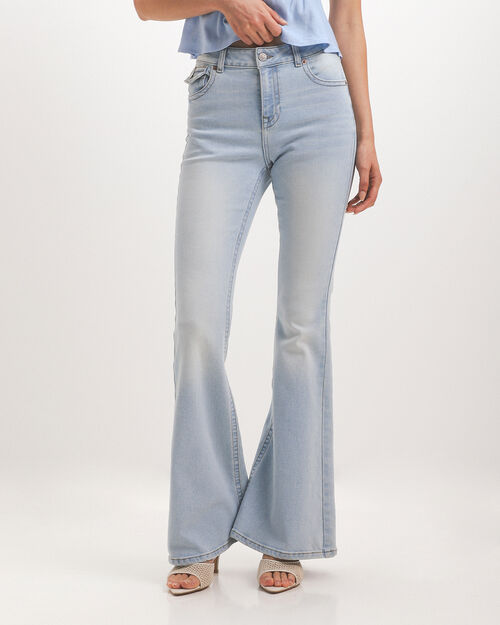 Jeans Flare Azul