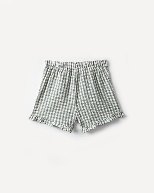 Short Verde Cuadros