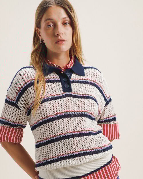 Polo Estampado Rayas