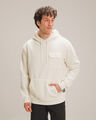Sudadera Negra Con Hoodie,BLANCO