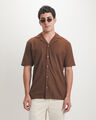 Camisa Relaxed Caf&eacute;,CARAMELO