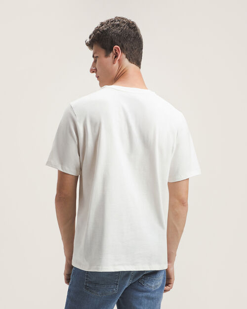 Playera Blanca Manga Corta