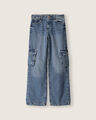 Jeans Cargo Azul,AZUL ACERO