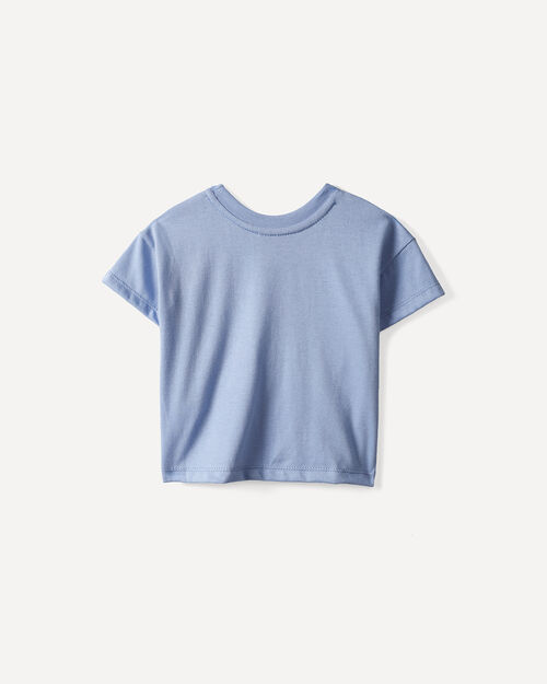 Playera Azul Aplicaciones