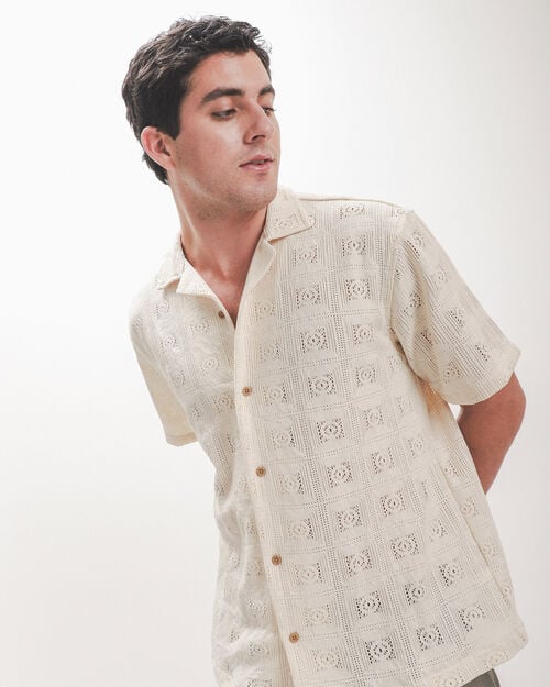 Camisa Resort Beige