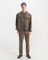 Pantal&oacute;n Slim Beige,CAFE