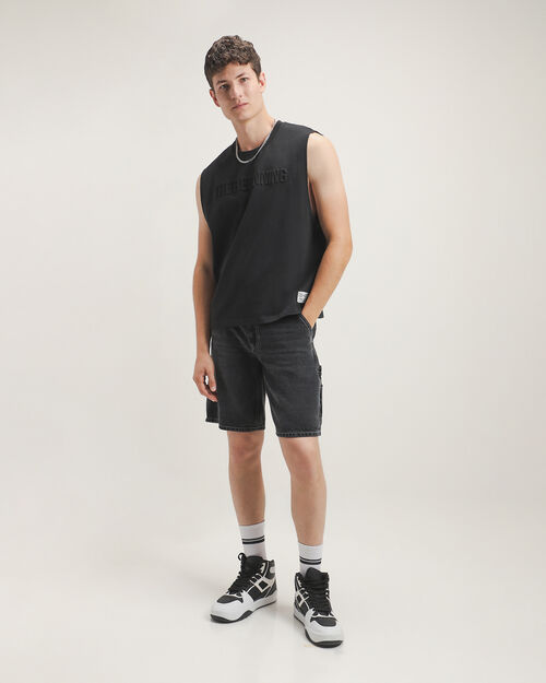 Playera Negra Sin Mangas