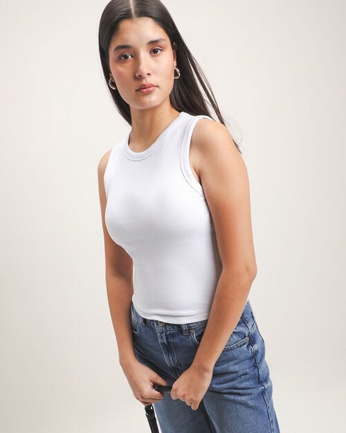 Tank Top Blanco