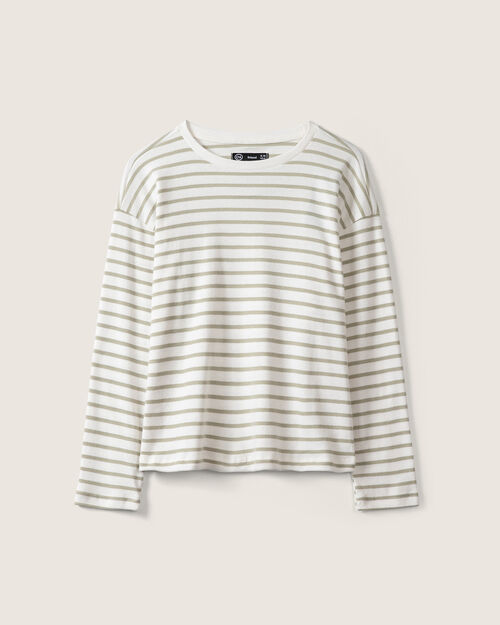 Playera Rayas Fit Relaxed