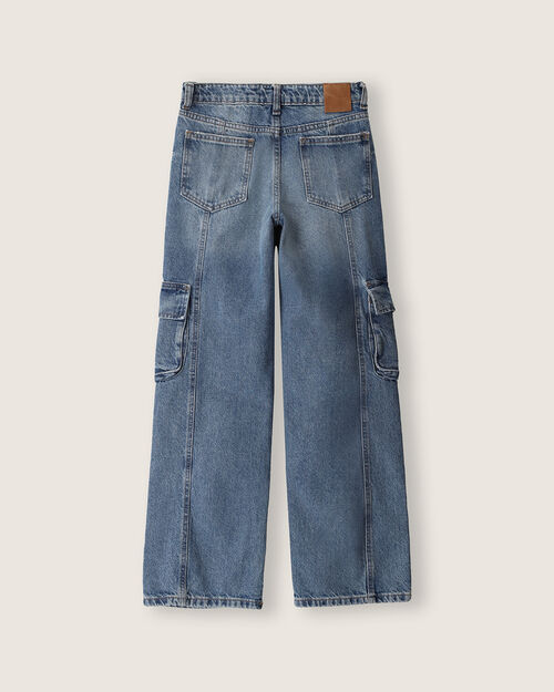 Jeans Cargo Fit Wide Leg