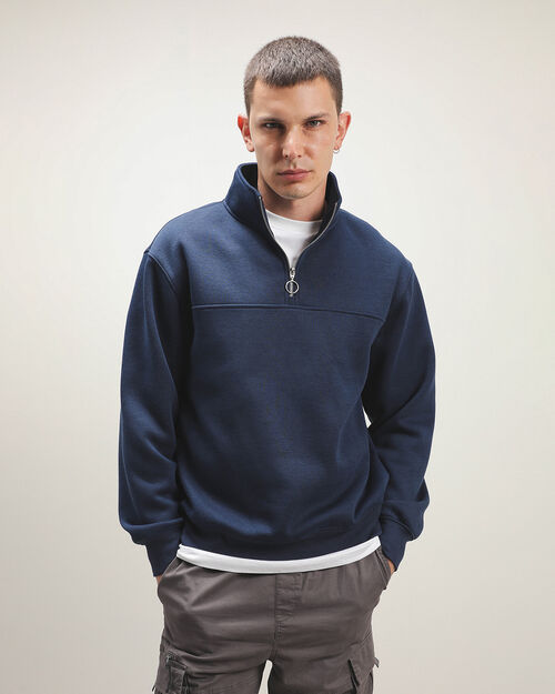 Sudadera Cerrada Azul
