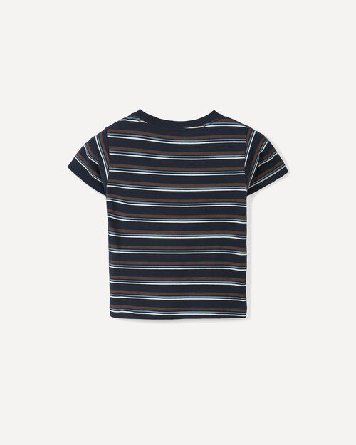 Playera Azul Rayas