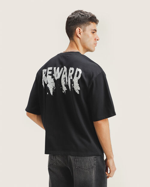 Playera Negra Cropped