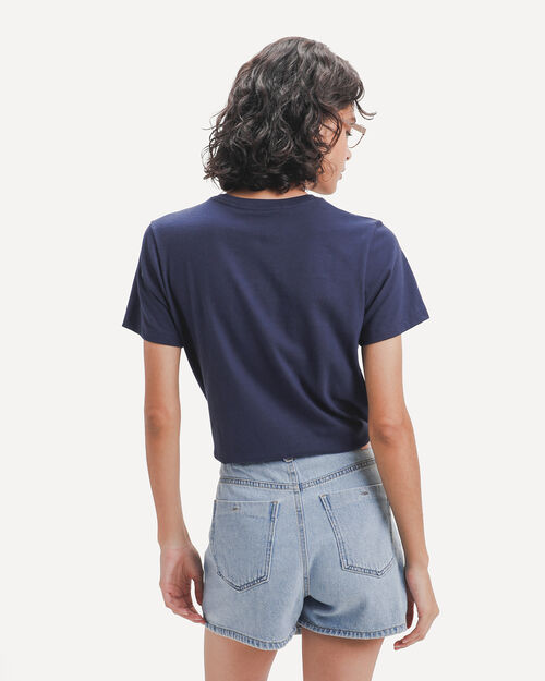 Playera Regular Azul