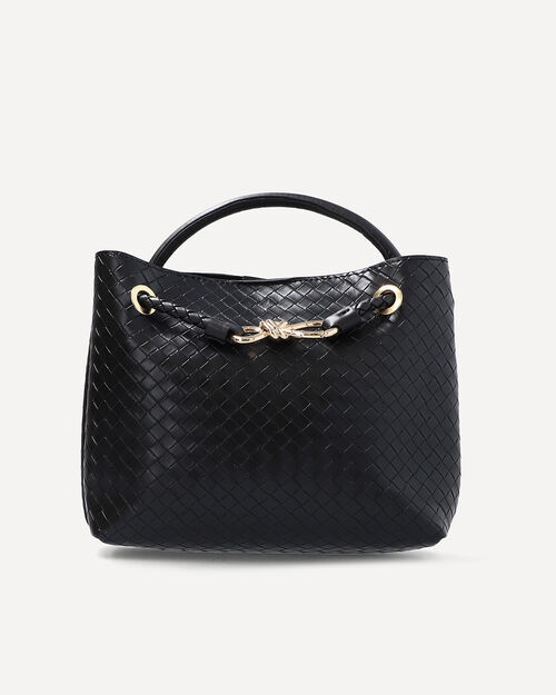 Bolso Tejido Negro