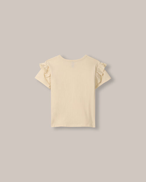 Playera Manga Volantes