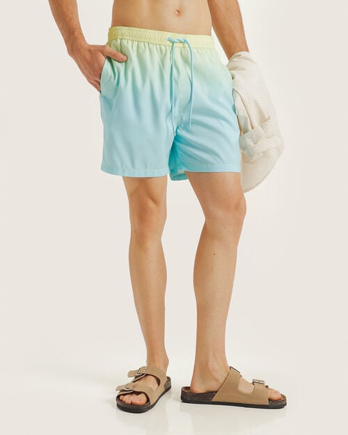 Short Traje De Ba&ntilde;o Azul