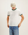 Playera Slim Con Contraste,BEIGE