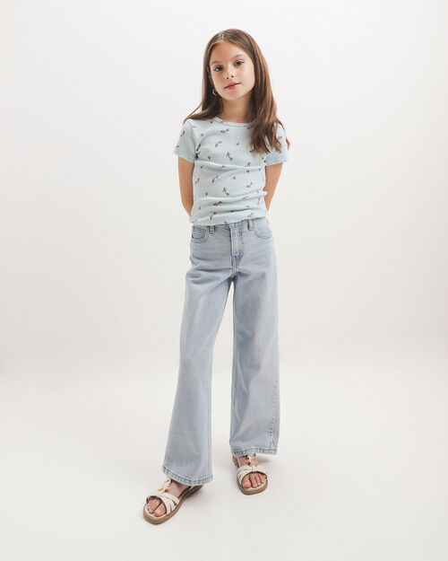 Playera Manga Corta Flores