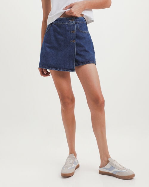 Short Falda Azul