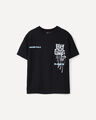 Playera Relaxed Roja,NEGRO P1