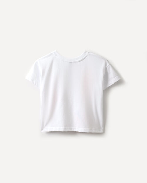 Playera Blanca Mariposas
