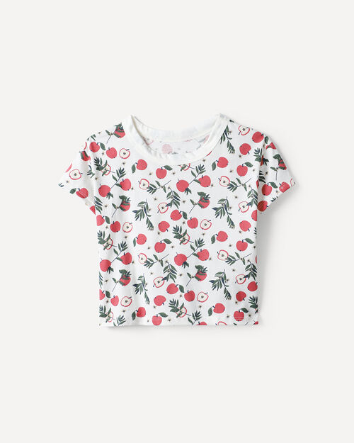 Playera Estampada Manzanas