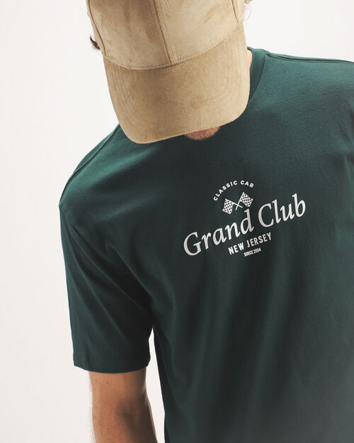 Playera Verde Estampada