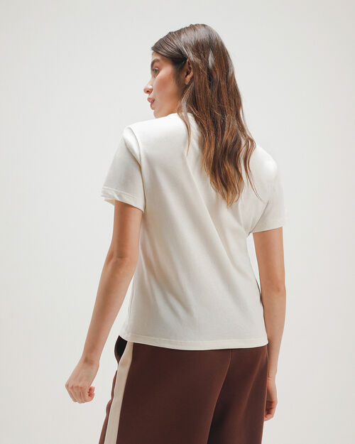 Playera Blanca Con Gr&aacute;fico