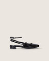 Zapatos Planos Con Tacón,NEGRO