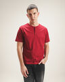 Playera Manga Corta Roja,ROJO VINO
