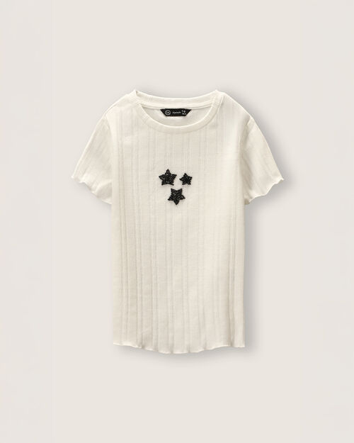 Playera Manga Corta Estrellas