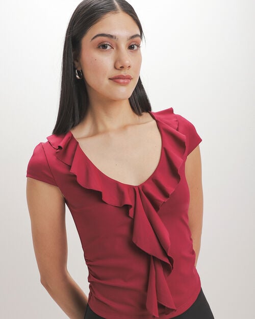 Crop Top Rojo