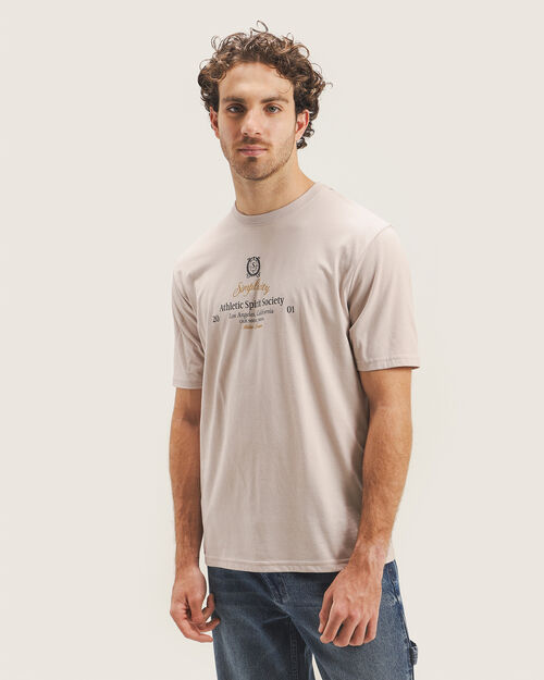 Playera Manga Corta Beige