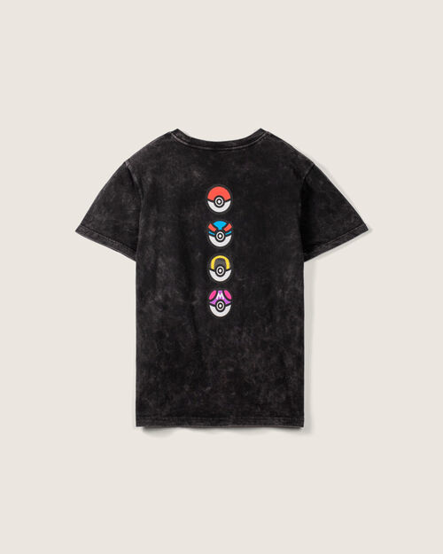 Playera Negra Diseño Pokémon