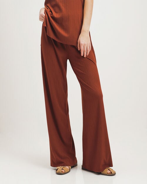 Pantal&oacute;n Caf&eacute; Acampanado