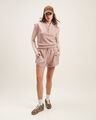 Short Con Jaretas,ROSA EMPOLVADO