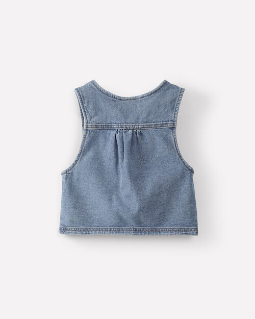 Chaleco Mezclilla Mo&ntilde;os