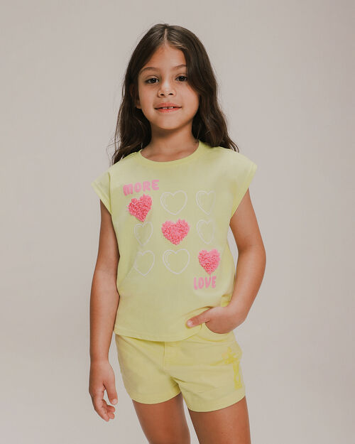 Playera Sin Mangas Corazones